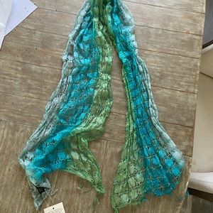 Blue/green beach scarf brand new with tags!